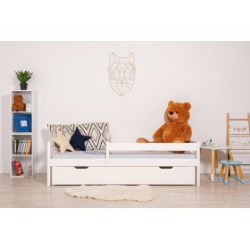 Łóżko dla dziecka z barierką - białe, Ourbaby