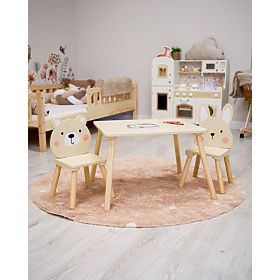 Dziecięcy stolik i krzesełka - Przyjaciele z lasu, Ourbaby®