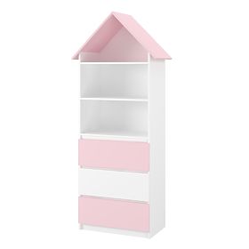 Biblioteczka domek Sofie - różowa