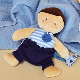 Doudou Jolijou Lalka 18 cm niebieska, Doudou Jolijou Paris