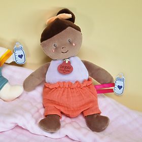 Doudou Jolijou Lalka 18 cm pomarańczowa, Doudou Jolijou Paris