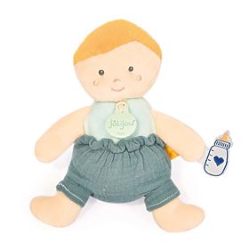Doudou Jolijou Lalka 18 cm zielona, Doudou Jolijou Paris