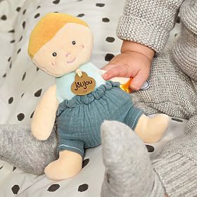 Doudou Jolijou Lalka 18 cm zielona, Doudou Jolijou Paris