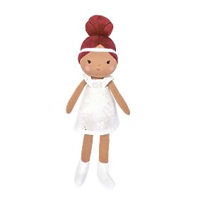 Doudou Jolijou Lalka Mae 25 cm biała, Doudou Jolijou Paris