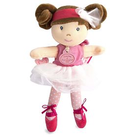 Doudou Jolijou Lalka mini baletka 
