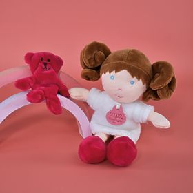 Doudou Jolijou Lalka Miss Blanche 21 cm