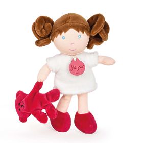 Doudou Jolijou Lalka Miss Blanche 21 cm, Doudou Jolijou Paris
