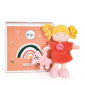 Doudou Jolijou Lalka Miss Coral 21 cm, Doudou Jolijou Paris