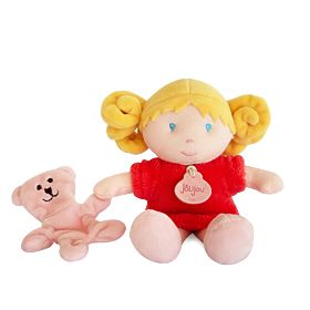 Doudou Jolijou Lalka Miss Coral 21 cm, Doudou Jolijou Paris