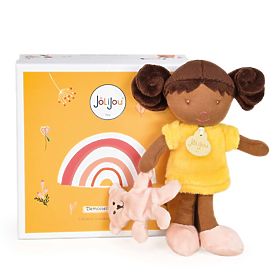 Doudou Jolijou Lalka Miss Vanilla 21 cm, Doudou Jolijou Paris