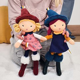 Doudou Jolijou Tkaninowe lalki Czarownice 24 cm