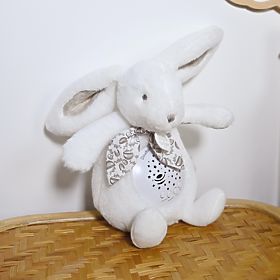 Doudou Pozytywka z projekcją Króliczek biały, Doudou et Compagnie Paris