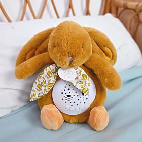 Doudou Pozytywka z projekcją Króliczek brązowy