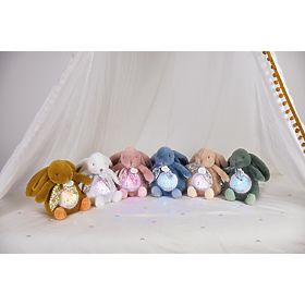 Doudou Pozytywka z projekcją Króliczek brązowy, Doudou et Compagnie Paris