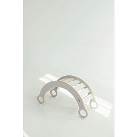 Drewniana huśtawka Montessori M - biała