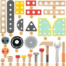 Drewniany dziecięcy stół roboczy ECOTOYS