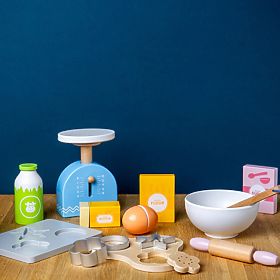 Drewniany zestaw do pieczenia ciasteczek, Bigjigs Toys