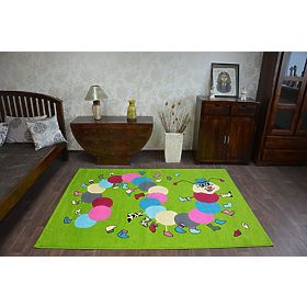 Dywan dla dzieci FUNKY TOP Gąsienica zielony, F.H.Kabis