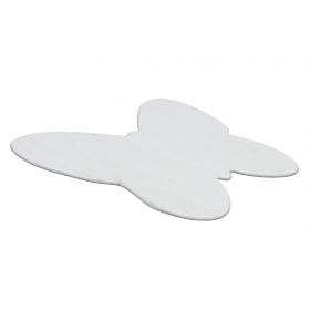 Dywan prany SHAPE 3150 Motyl Shaggy - kość słoniowa pluszowy, antypoślizgowy, F.H.Kabis