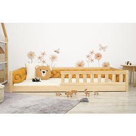 Dziecięce niskie łóżko Montessori Meadow - naturalne