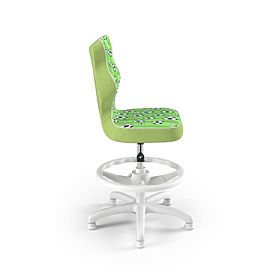 Dziecięce ergonomiczne krzesło do biurka dostosowane do wzrostu 119-142 cm - piłki nożne