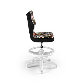 Dziecięce ergonomiczne krzesło do biurka dostosowane do wzrostu 119-142 cm - zwierzątka