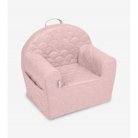 Krzesełko dziecięce Fan - różowe, AlberoMio