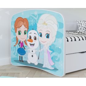 Dziecięca łóżko z bariera - Frozen 2, All Meble, Frozen