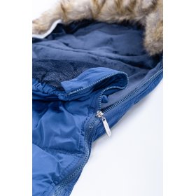 Zimowa torba do wózka Mysz - ciemnoniebieska, Ourbaby