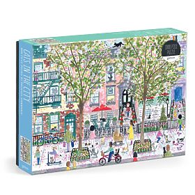 Galison Puzzle Koty w mieście Michael Storrings 1000 elementów, Galison
