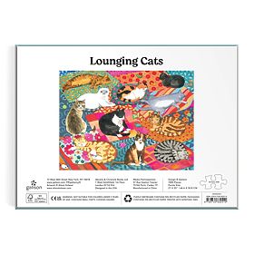 Galison Puzzle Lenistwo kotów 1000 elementów, Galison