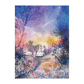 Galison Puzzle Magiczna zaśnieżona kraina 1000 elementów