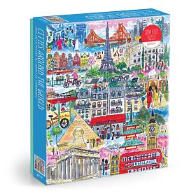 Galison Puzzle Miasta świata Michael Storrings 1000 elementów, Galison