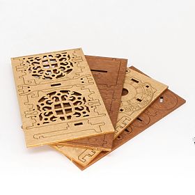 iDventure 3D drewniana układanka łamigłówka Szczęśliwego Nowego Roku
