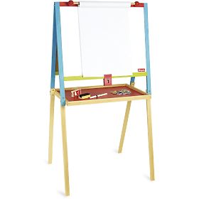 Jeujura Drewniana tablica wielofunkcyjna 56x43 cm z akcesoriami