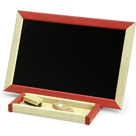 Jeujura Drewniana wielofunkcyjna tablica stołowa 44x30 cm z akcesoriami