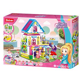 Klocki Sluban Girls Dream M38-B0974 - Wesoła willa