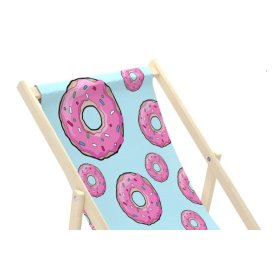 Krzesło plażowe Pink Donuts, Chill Outdoor