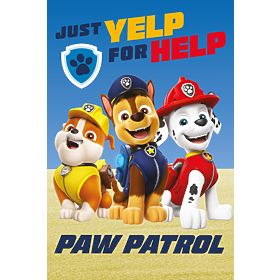 Koc z polaru z motywem Psi Patrol - Rubble, Marshall i Chase