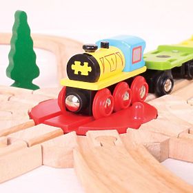 Kołowrót Bigjigs Rail z 8 wyjściami