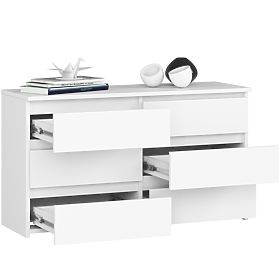 KOMODA CL100 6SZ PK BIAŁA