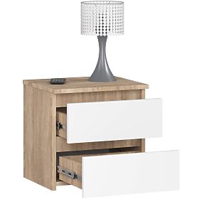 KOMODA CL2 2SZ CLP PK DĄB SONOMA / BIAŁA
