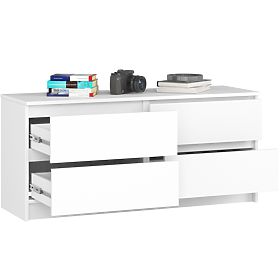 KOMODA K120 4SZ CLP PK BIAŁA