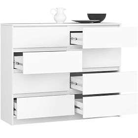KOMODA K120 8SZ PK BIAŁA