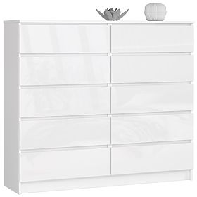 KOMODA K140 10SZ CLP PK BIAŁY POŁYSK