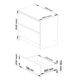 KOMODA K60 2SZ CLP PK BIAŁA