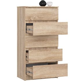KOMODA K60 5SZ CLP PK DĄB SONOMA