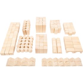 Kostki drewniane Small Foot 200 szt. naturalne