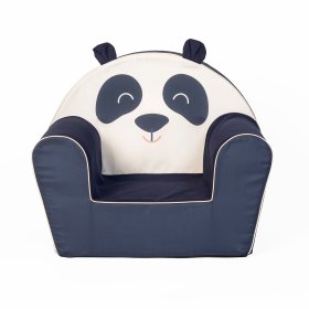 Fotelik dziecięcy Panda z uszkami, Delta-trade