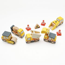 Le Toy Van Zestaw maszyn budowlanych